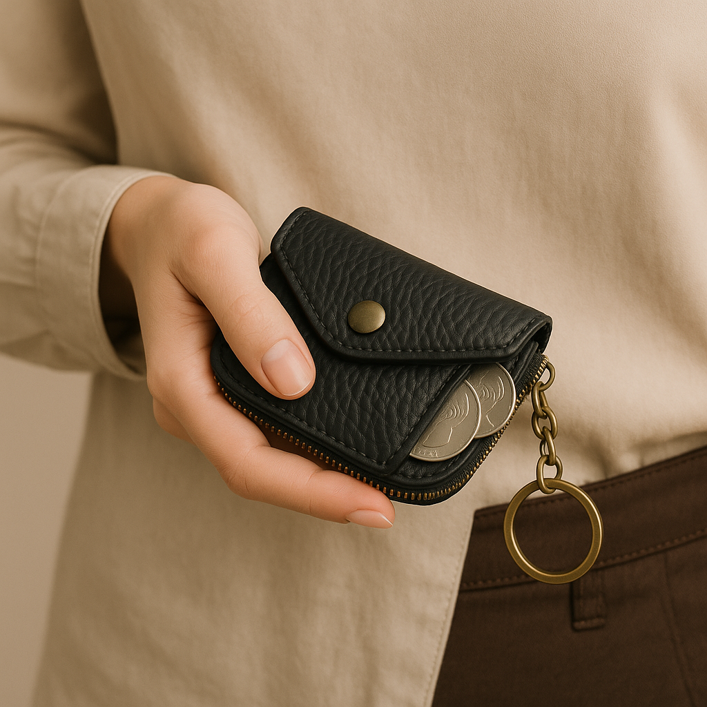 Noa Leather Key Pouch