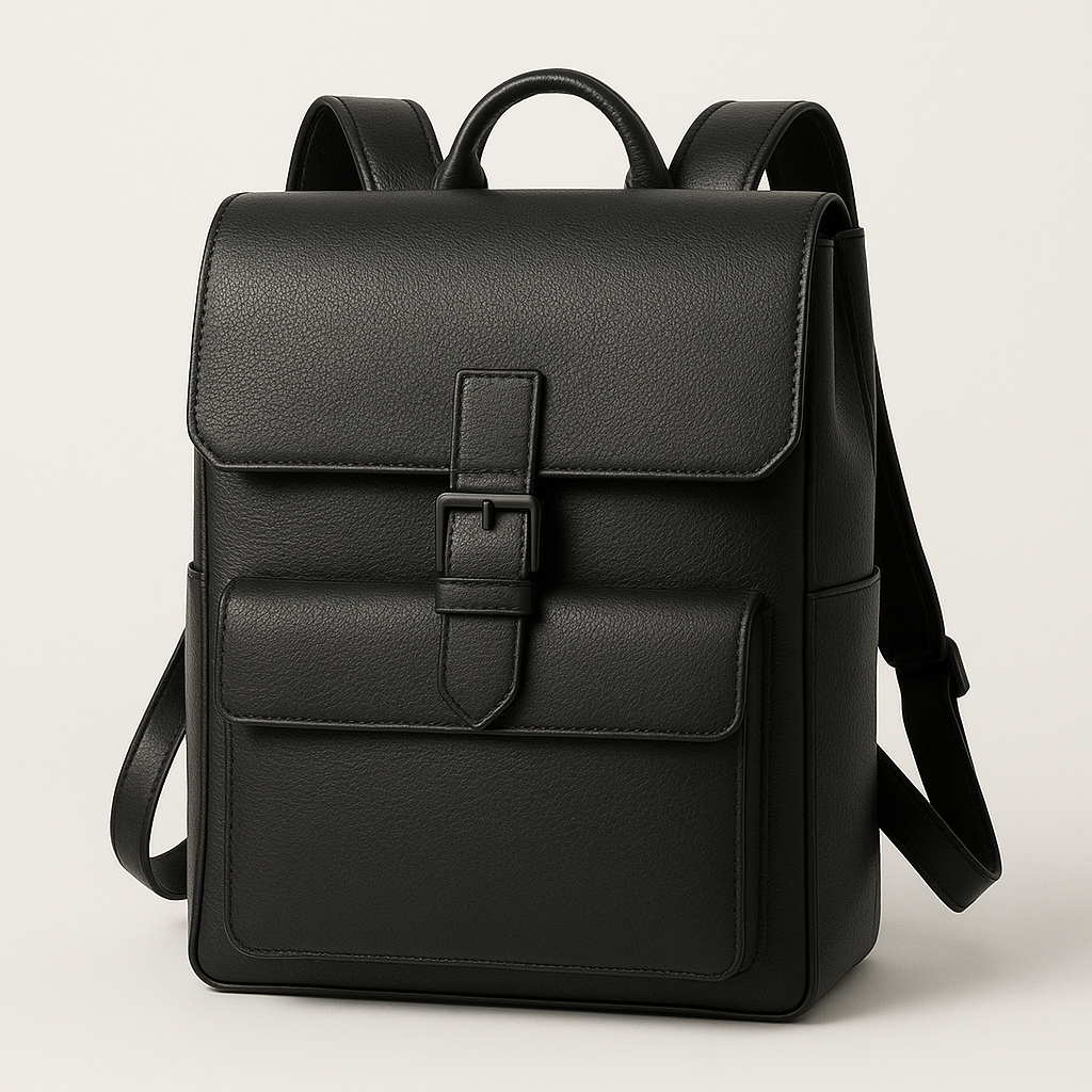 Atlas Structured Leather Backpack